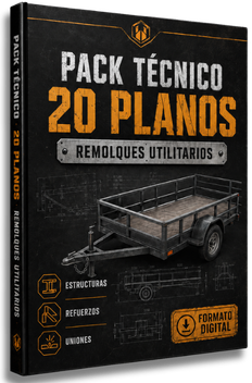 Pack Técnico: 20 Planos de Remolques Utilitarios